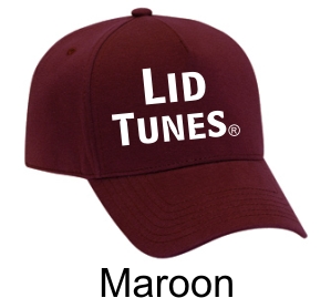 Lid Tunes Maroon Hat